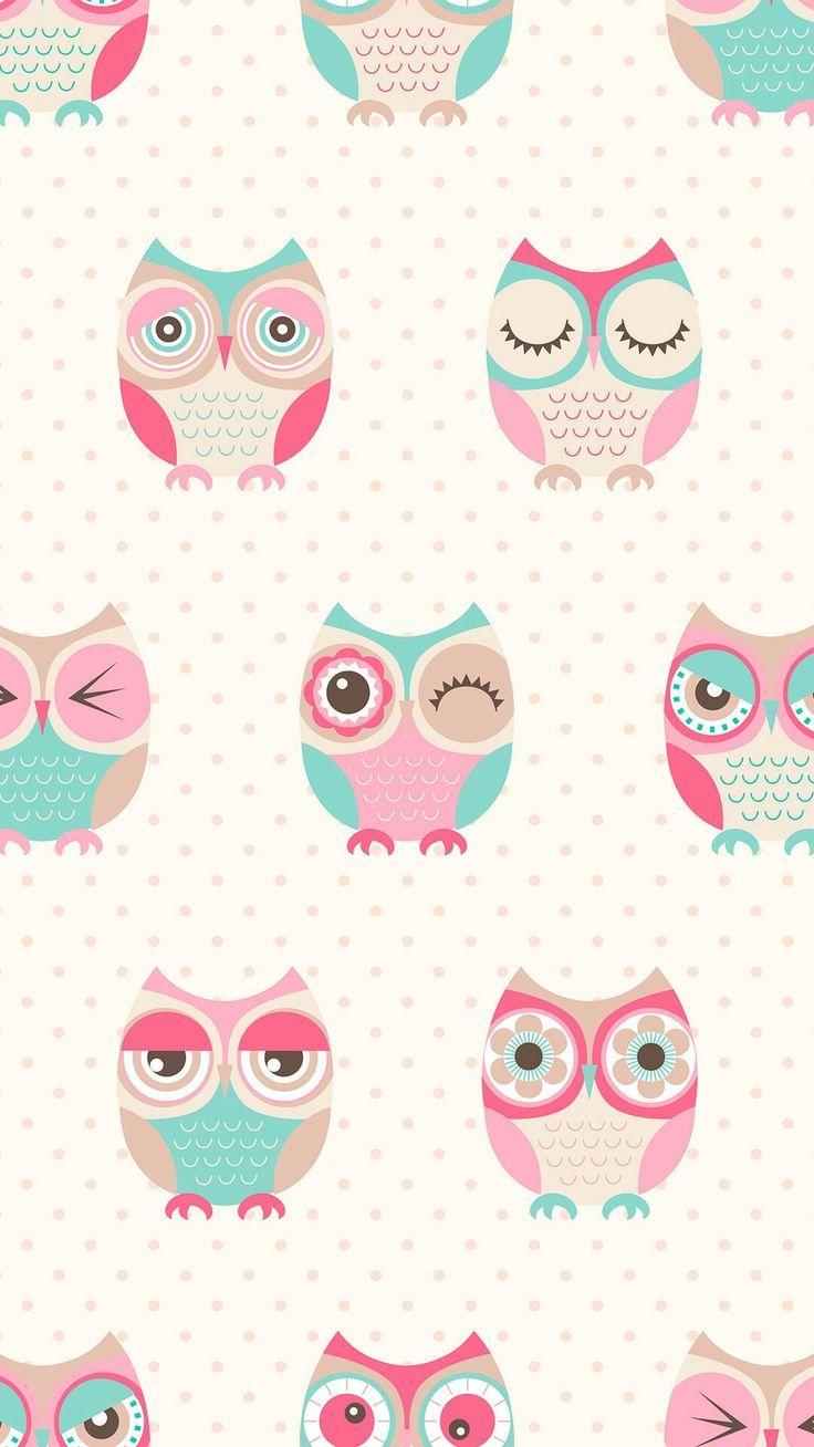 Cute Owl Pattern Wallpapers - Top Free Cute Owl Pattern Backgrounds ...