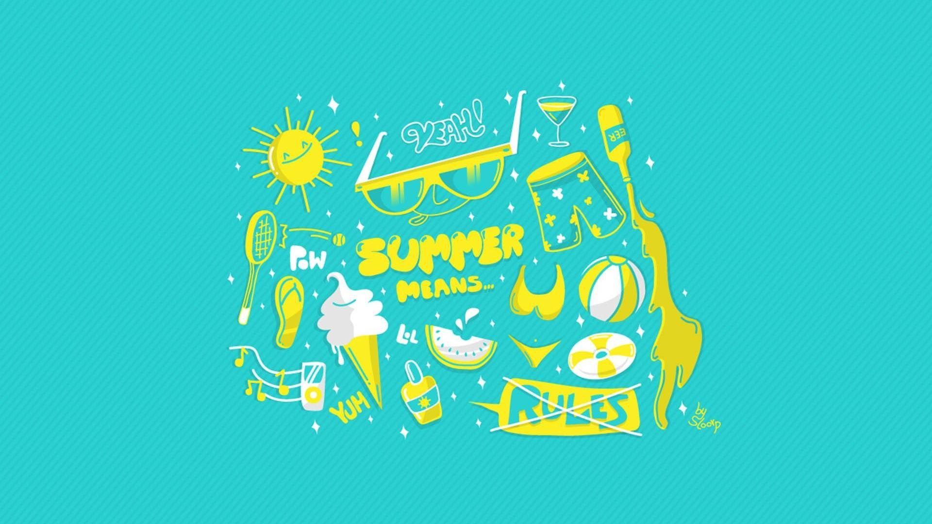 Minimalist Summer Desktop Wallpapers - Top Free Minimalist Summer