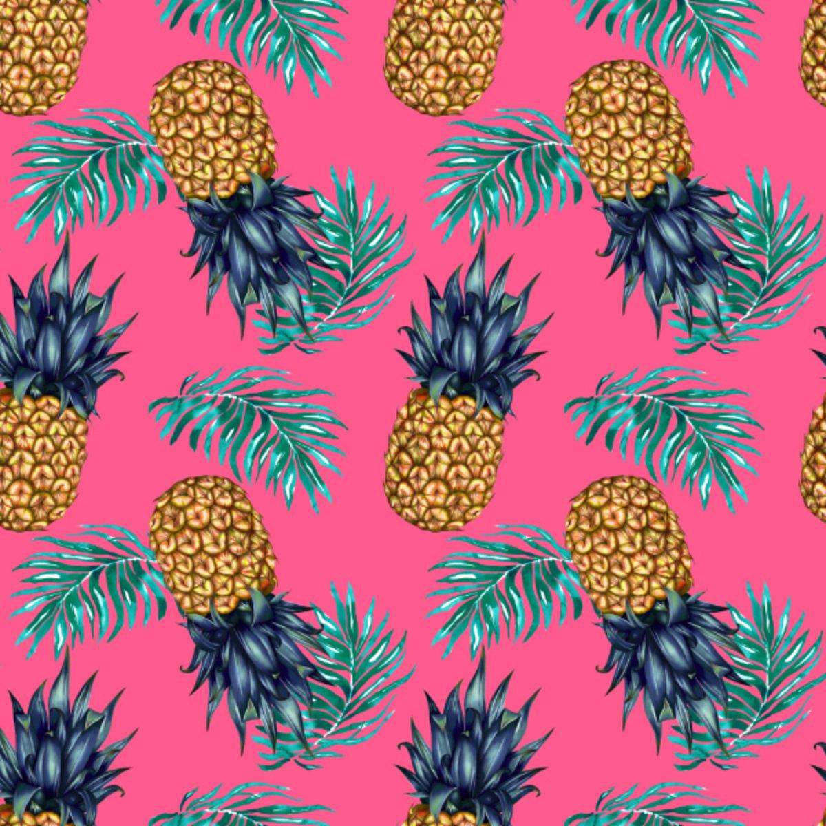 1200x1200 Charlotte Jade Pineapple Wallpaper