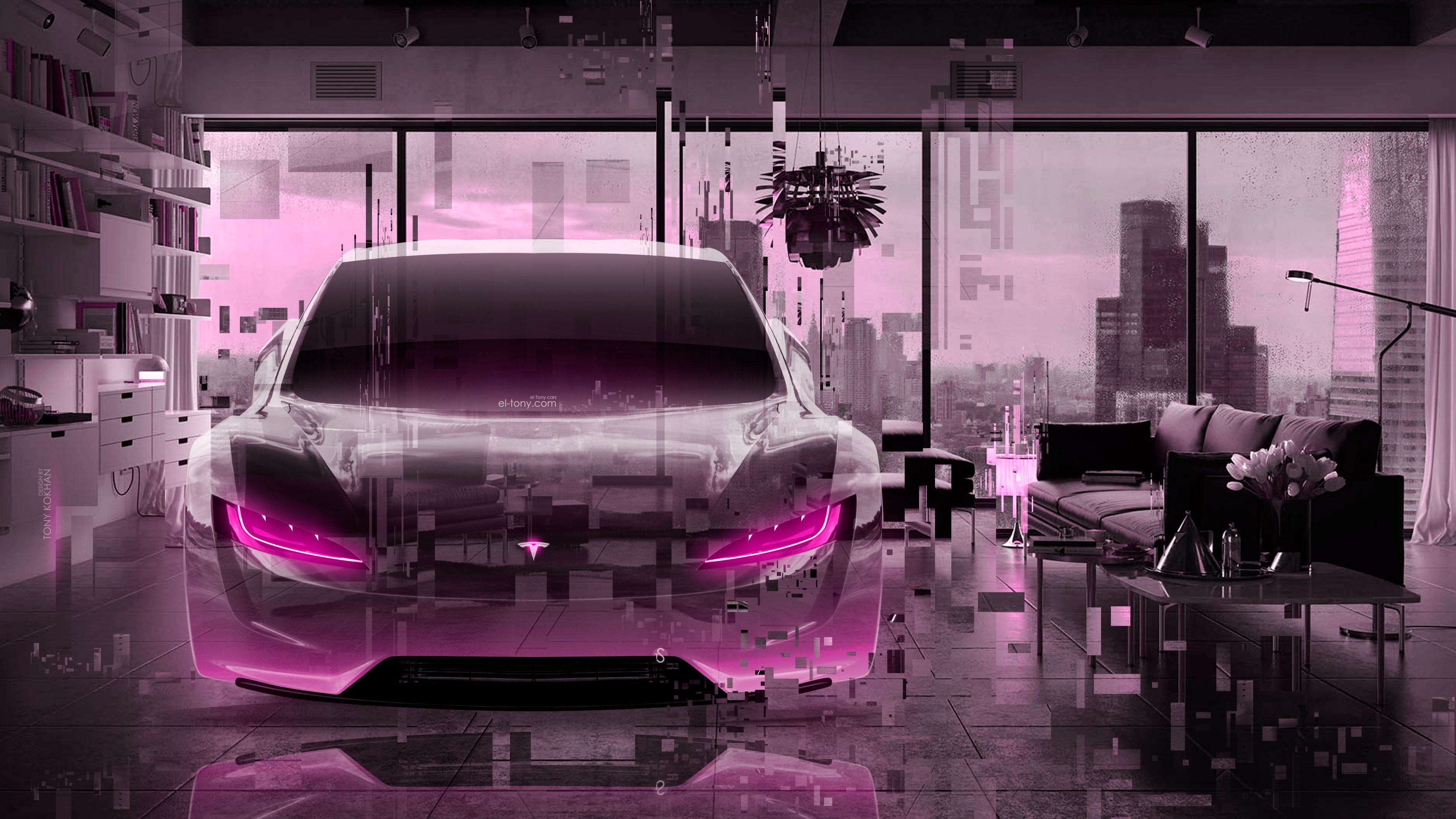 Tesla Night Wallpapers - Top Free Tesla Night Backgrounds - WallpaperAccess