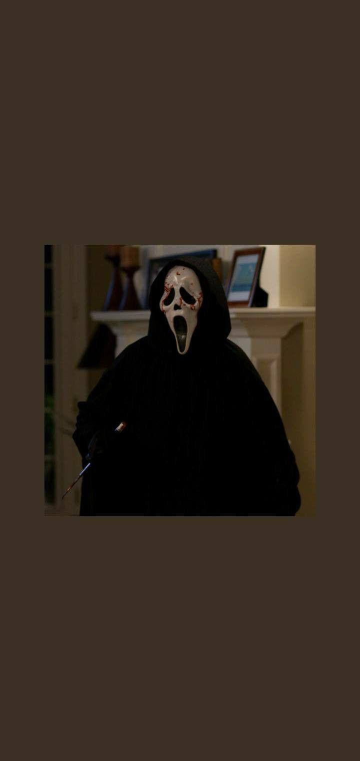 720x1520 Horror Movie Wallpaper. Scary wallpaper, Ghostface wallpaper aesthetic, Halloween wallpaper background