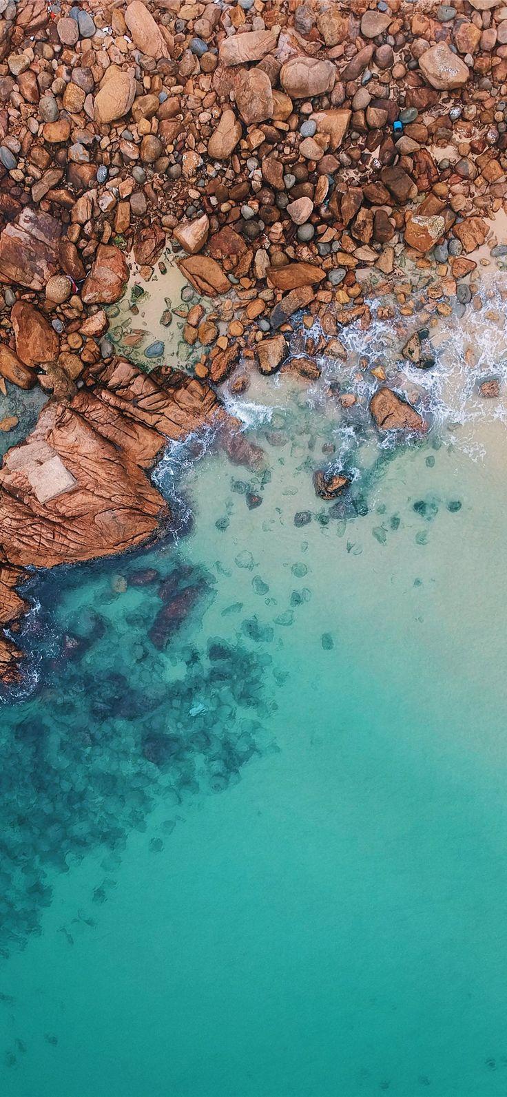 736x1593 clear blue sea and rocks. Best iphone wallpaper, Colourful wallpaper iphone, iPhone wallpaper video