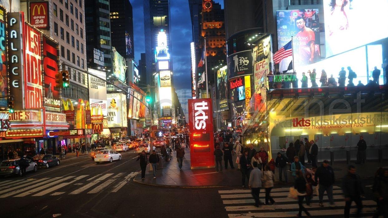 1244x700 Multicolor New York City Times Square wallpaperx1080