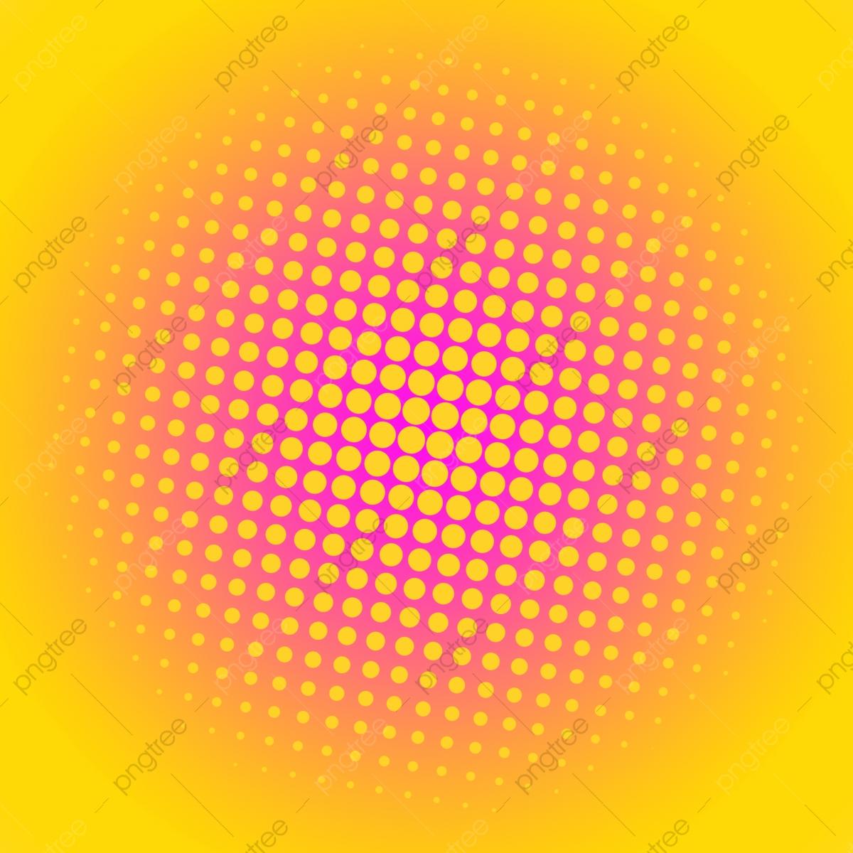 1200x1200 Yellow Retro Halftone Polka Dot Background, Irregular Dots, Halftone, Halftone Background Image for Free Download