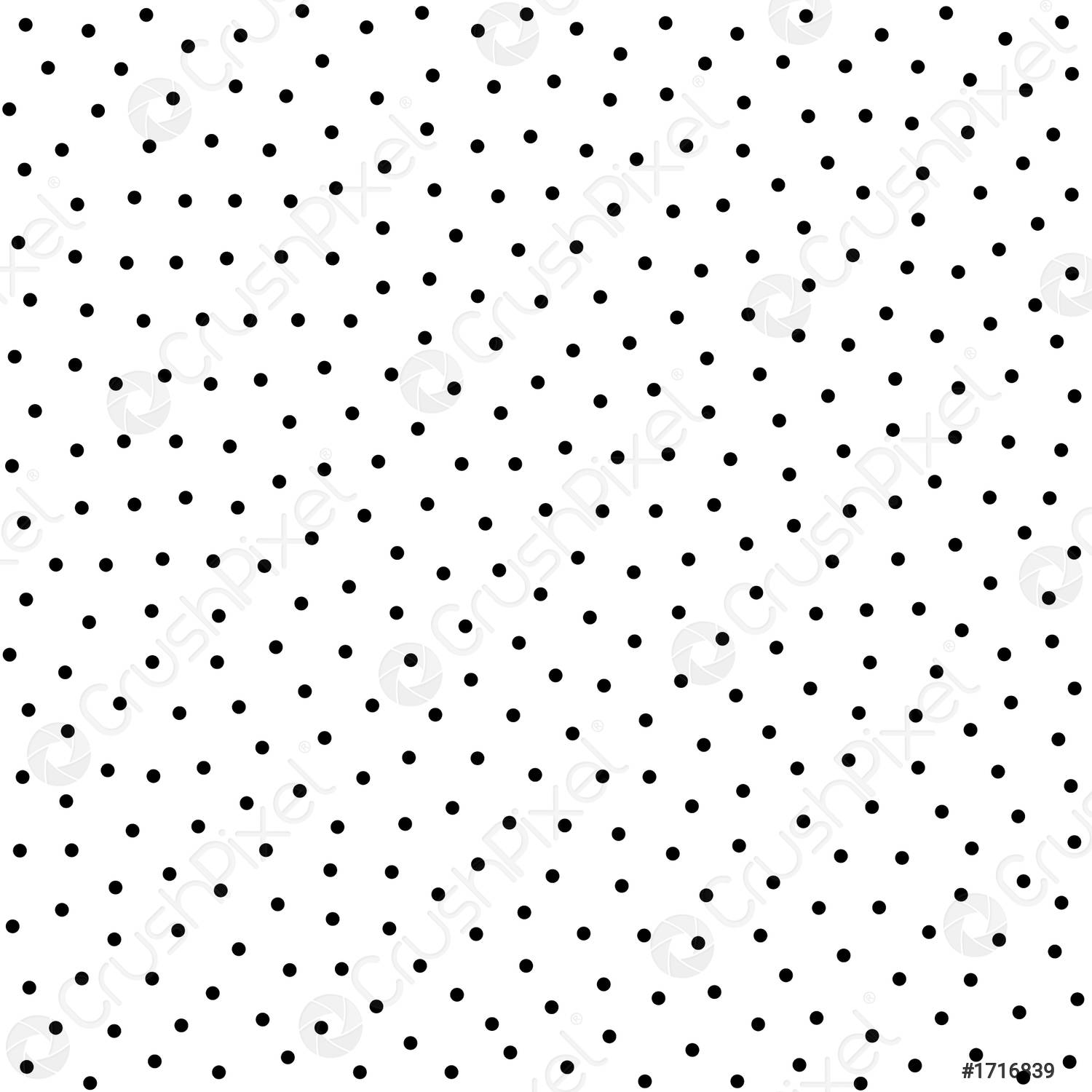 1500x1500 Polka dot seamless vintage pattern with messy dots tiled