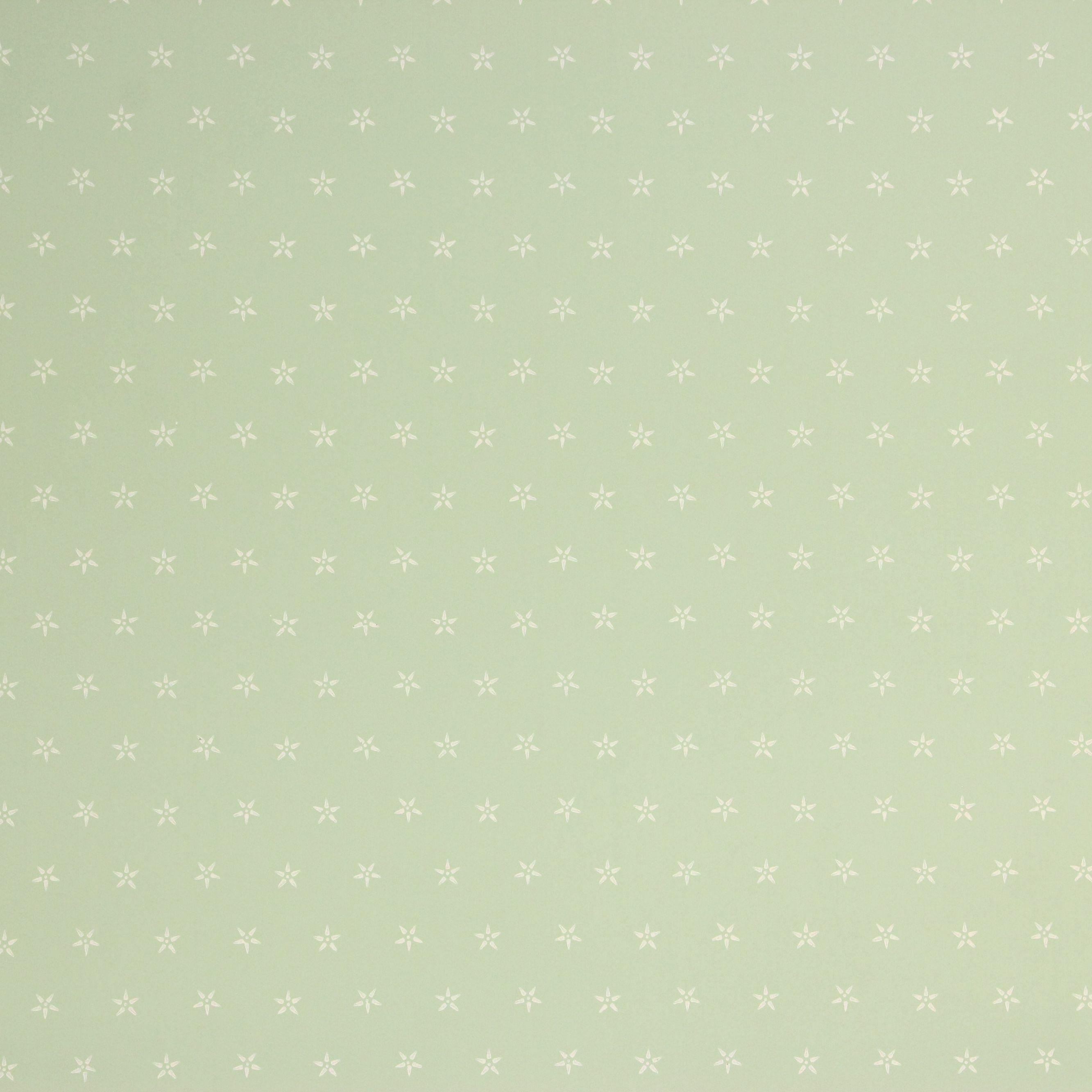 2666x2666 1940s Vintage Wallpaper White Star Geometric on Green's Vintage Wallpaper