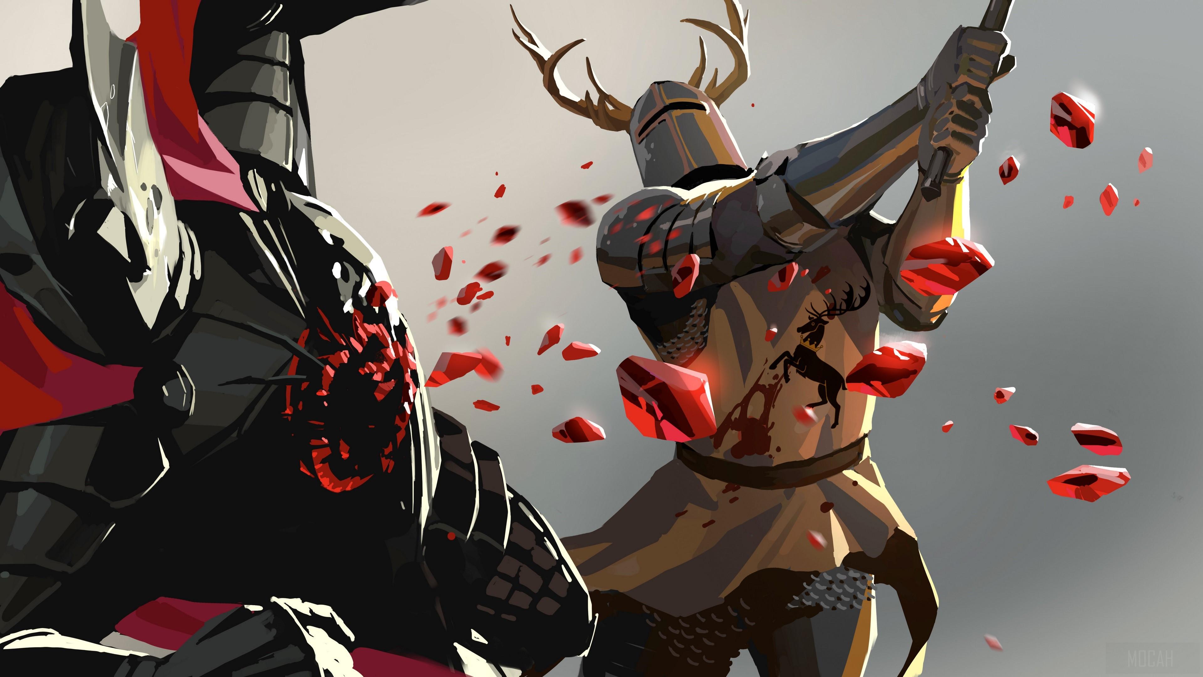 3840x2160 A Song of Ice and Fire, Armor, Fight, Game Of Thrones, Knight, Rhaegar Targaryen, Robert Baratheon, Warrior 4k wallpaper. Mocah HD Wallpaper