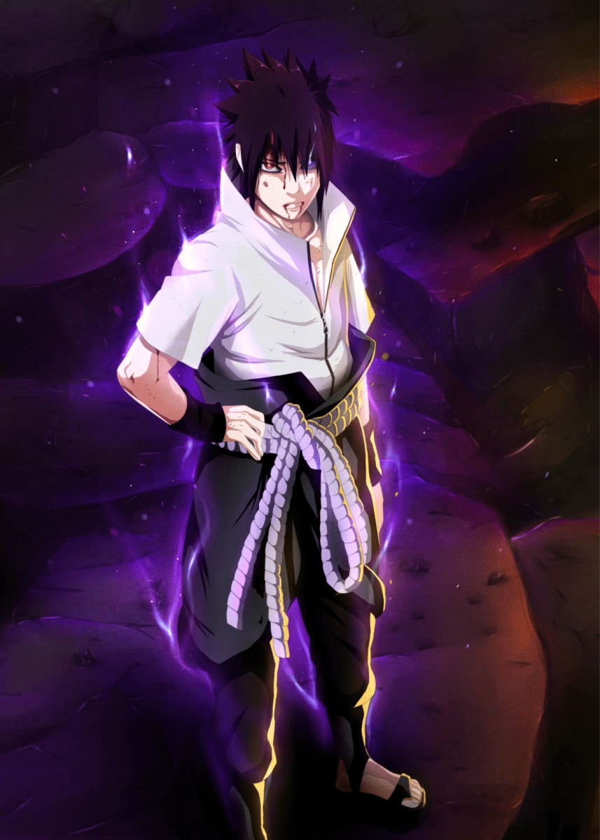 857x1200 Sasuke Uciha' Poster by Design Mas. Displate. Sasuke uchiha shippuden, Naruto and sasuke wallpaper, Anime naruto