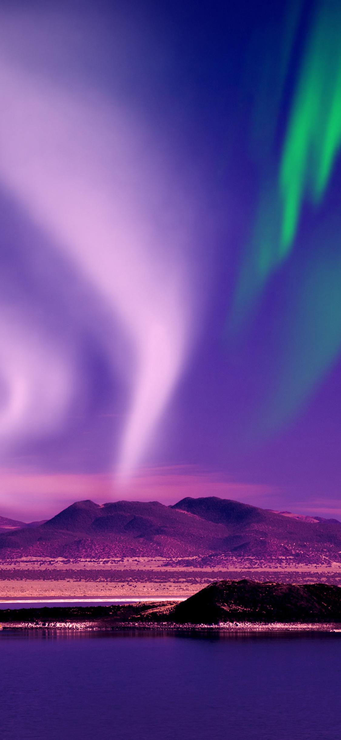 1125x2436 Aurora Borealis Beautiful View iPhone XS, iPhone iPhone X HD 4k Wallpaper, Image, Background, Photo and Picture