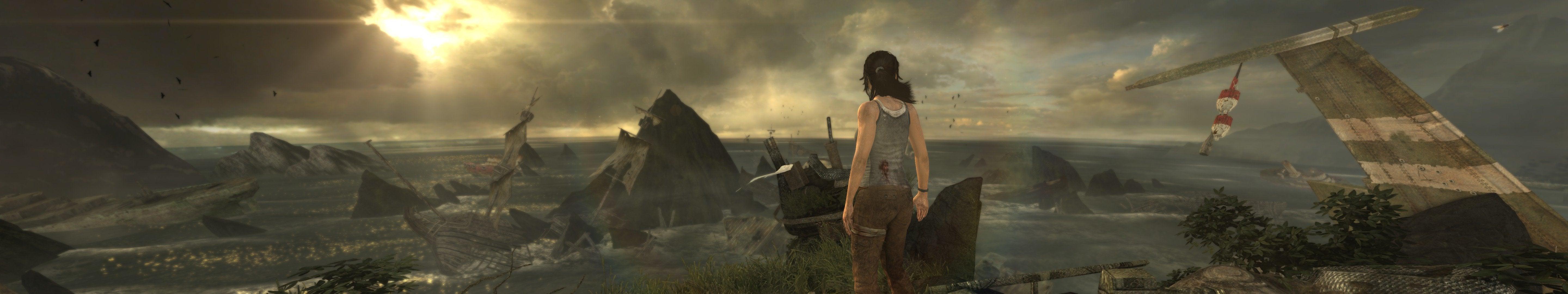 5760x1080 Tomb Raider At 5760x1080 From My Triple Monitor Masterrace Rig: Pcmasterrace