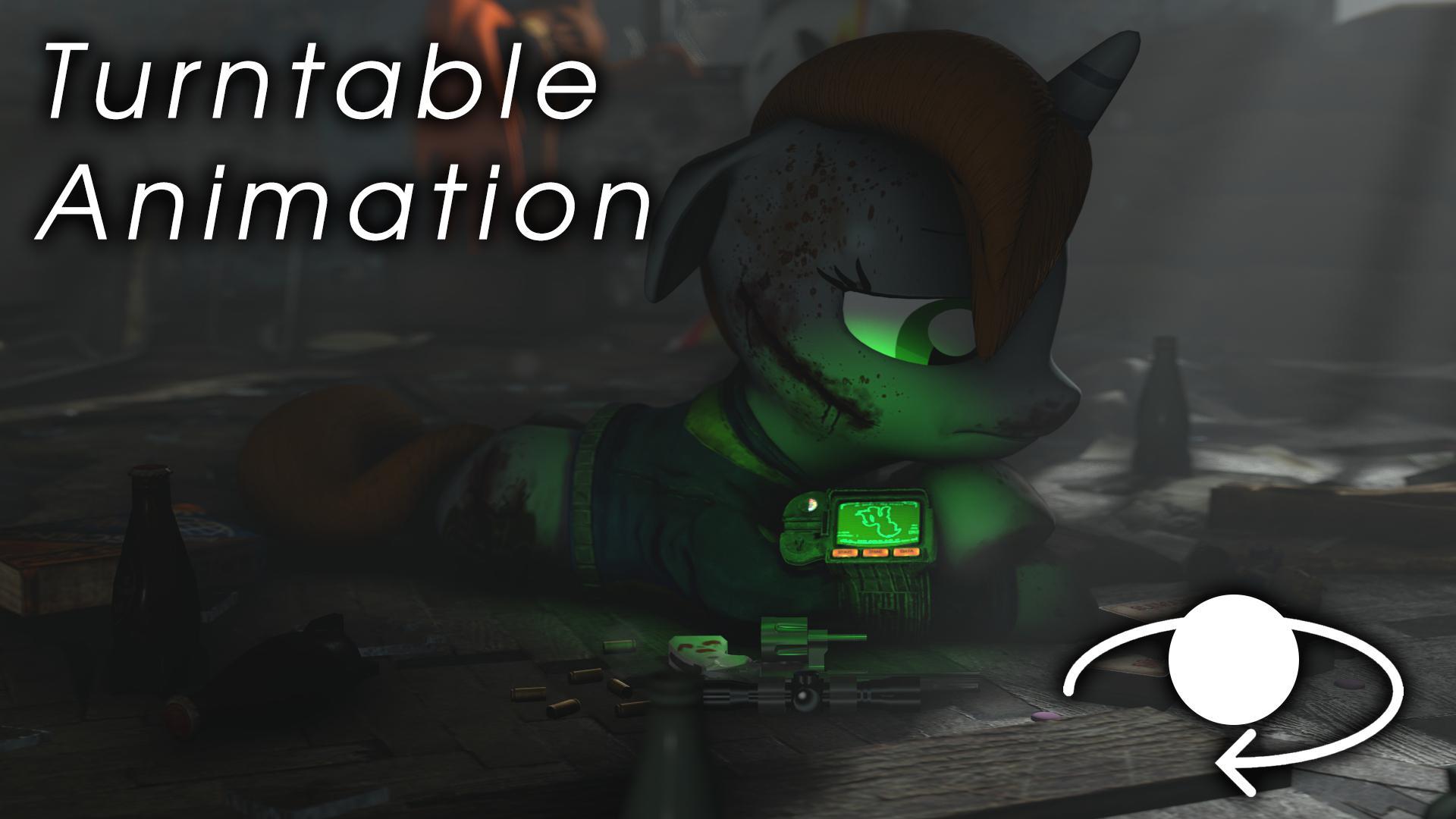 1920x1080 Fallout Equestria: Little Pip Turntable Animation: mylittlepony