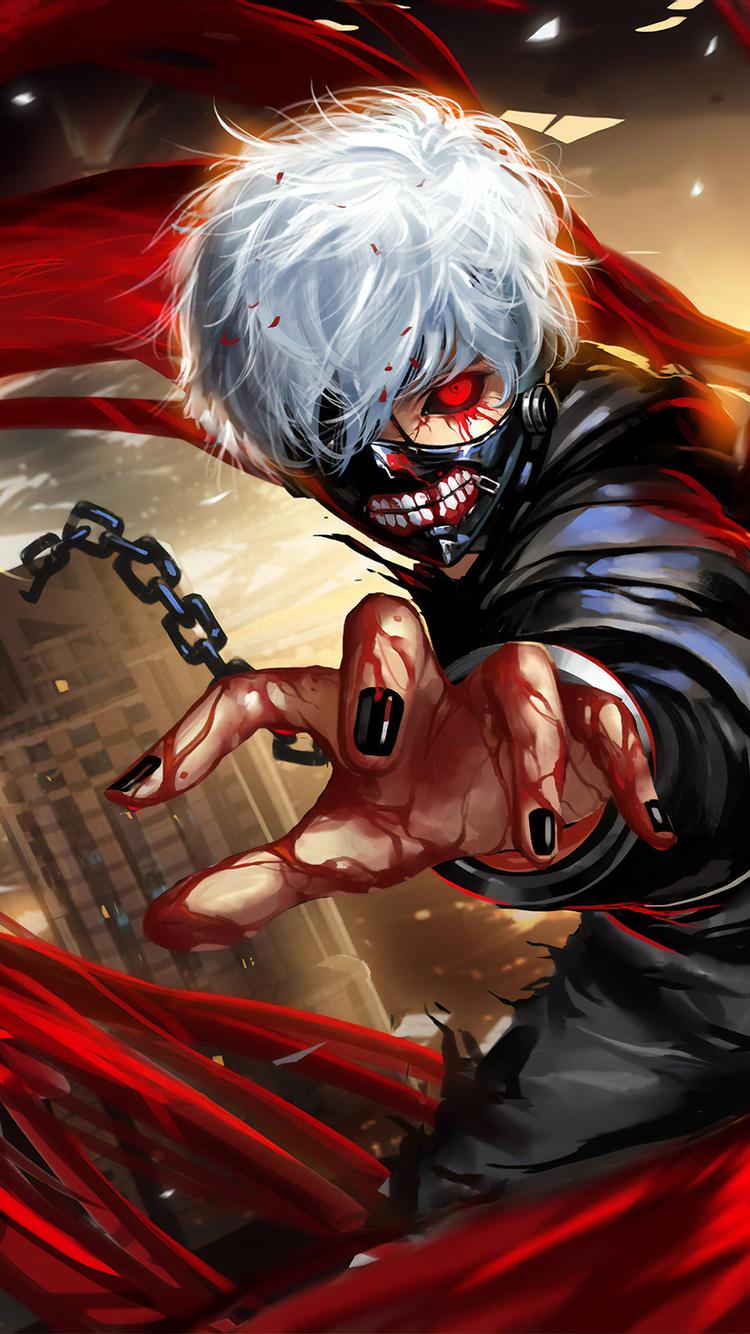 750x1334 iPhone 6 Anime Tokyo Ghoul Wallpaper
