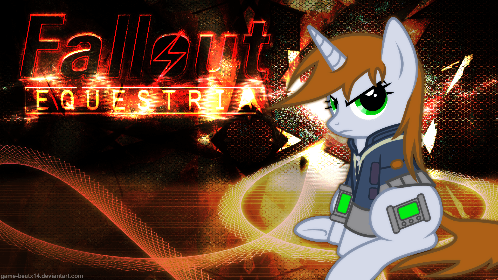 1920x1080 Fallout Equestria Wallpaper By Game BeatX Groxy Cyber Soul And Lightning5trike. Vocaloid. My Little Wallpaper Are Magic