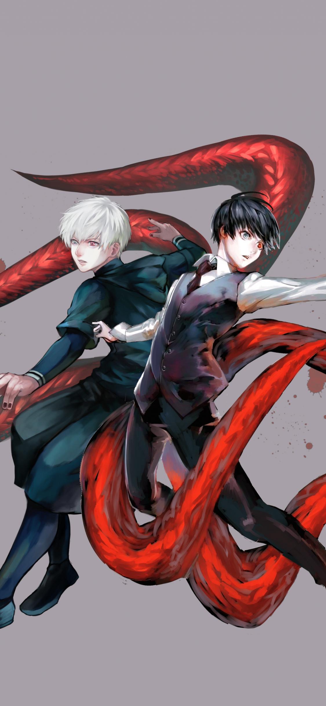 1125x2436 Download 1125x2436 wallpaper anime, artwork, anime boys, ken kaneki, iphone x 1125x2436 HD image, background, 7044
