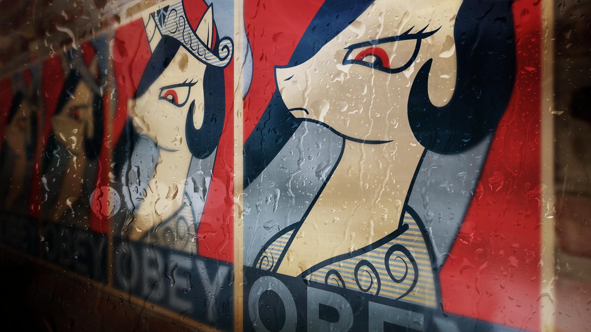 1920x1080 obey my little pony ponies posters fallout equestria celestia my little pony friendship is magic fi High Quality Wallpaper, High Definition Wallpaper