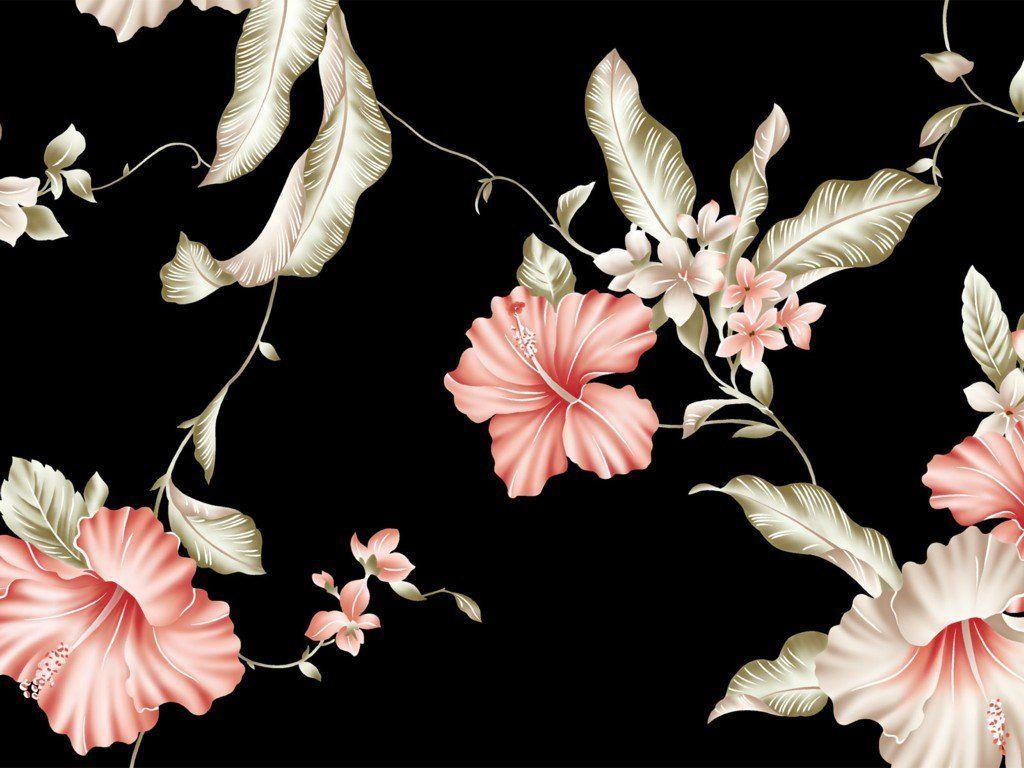 1024x768 Free download 30 Black Vintage Flower Wallpaper Download [1024x768] for your Desktop, Mobile & Tablet. Explore Pink And Black Flower Wallpaper. Black and Pink Flower Wallpaper, Pink