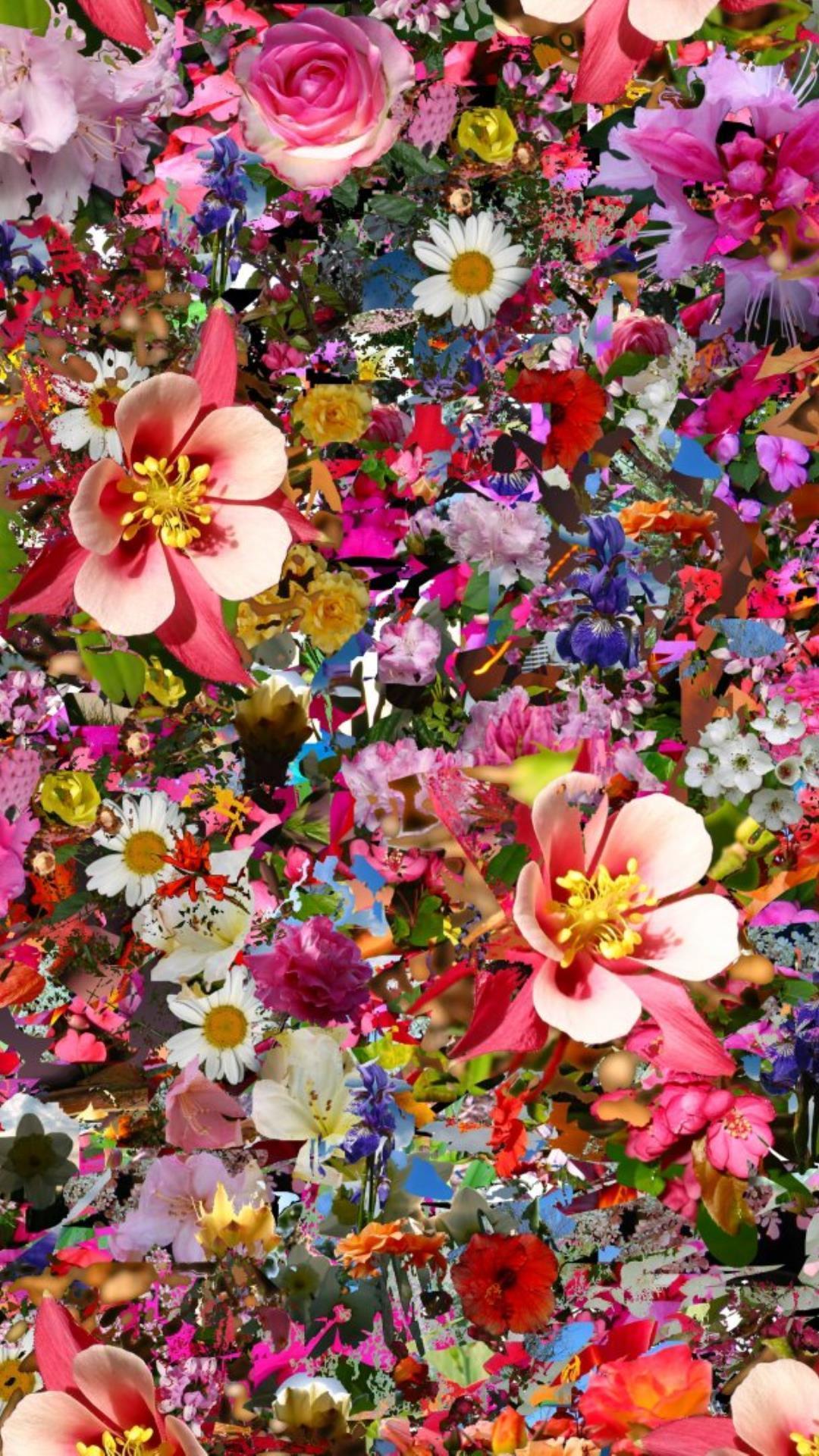 1080x1920 Flowers.Psychedelic.Wallpaper for Android