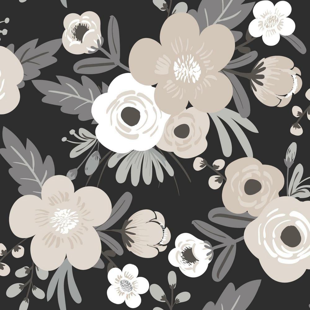 Black Vintage Flower Wallpapers - Top Free Black Vintage Flower ...