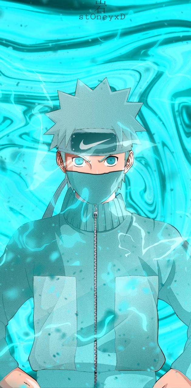 630x1280 naruto x nike wallpaper