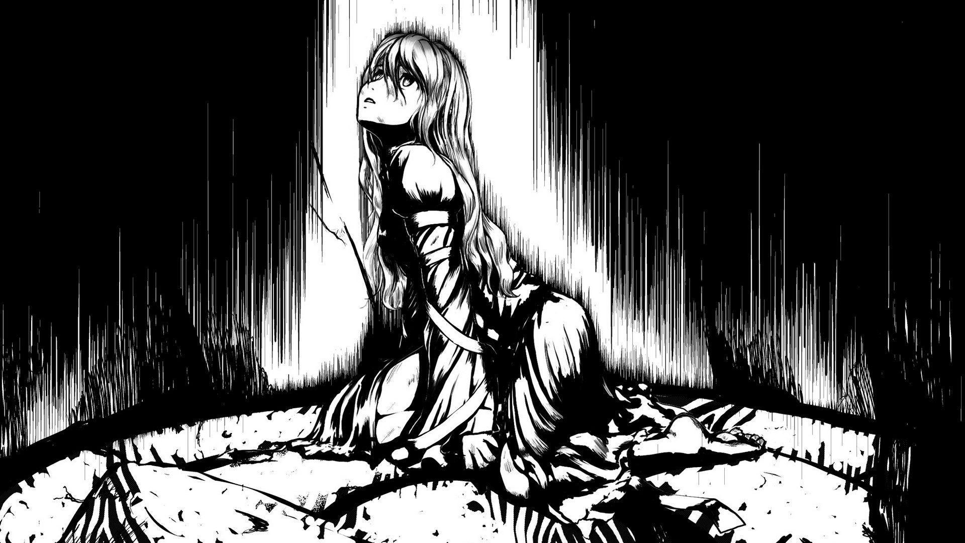 1920x1080 Anime Aesthetic Dark Computer Wallpaper
