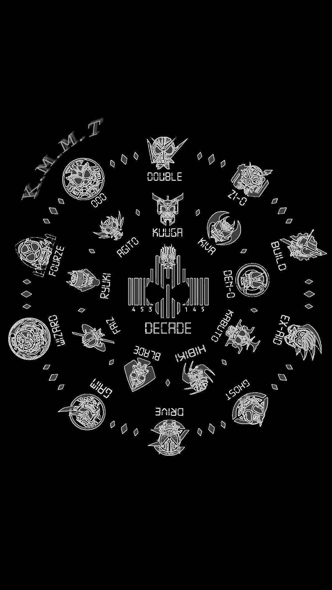 1080x1920 kamen rider heisei 20 Logo. Ruang seni, Gambar, Tanda lucu