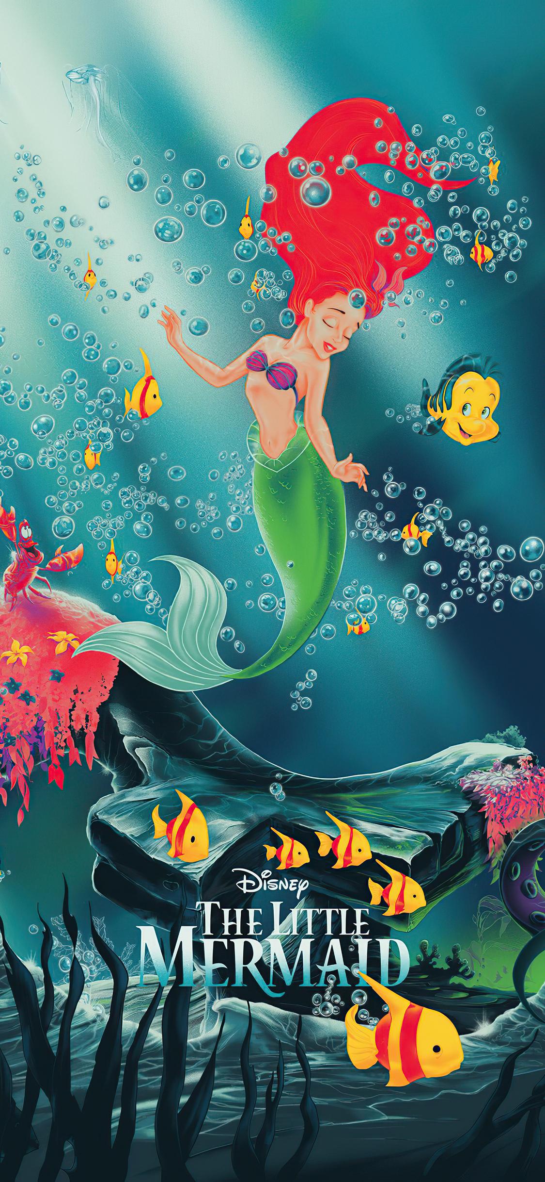 The Little Mermaid iPhone Wallpapers - Top Free The Little Mermaid iPhone  Backgrounds - WallpaperAccess