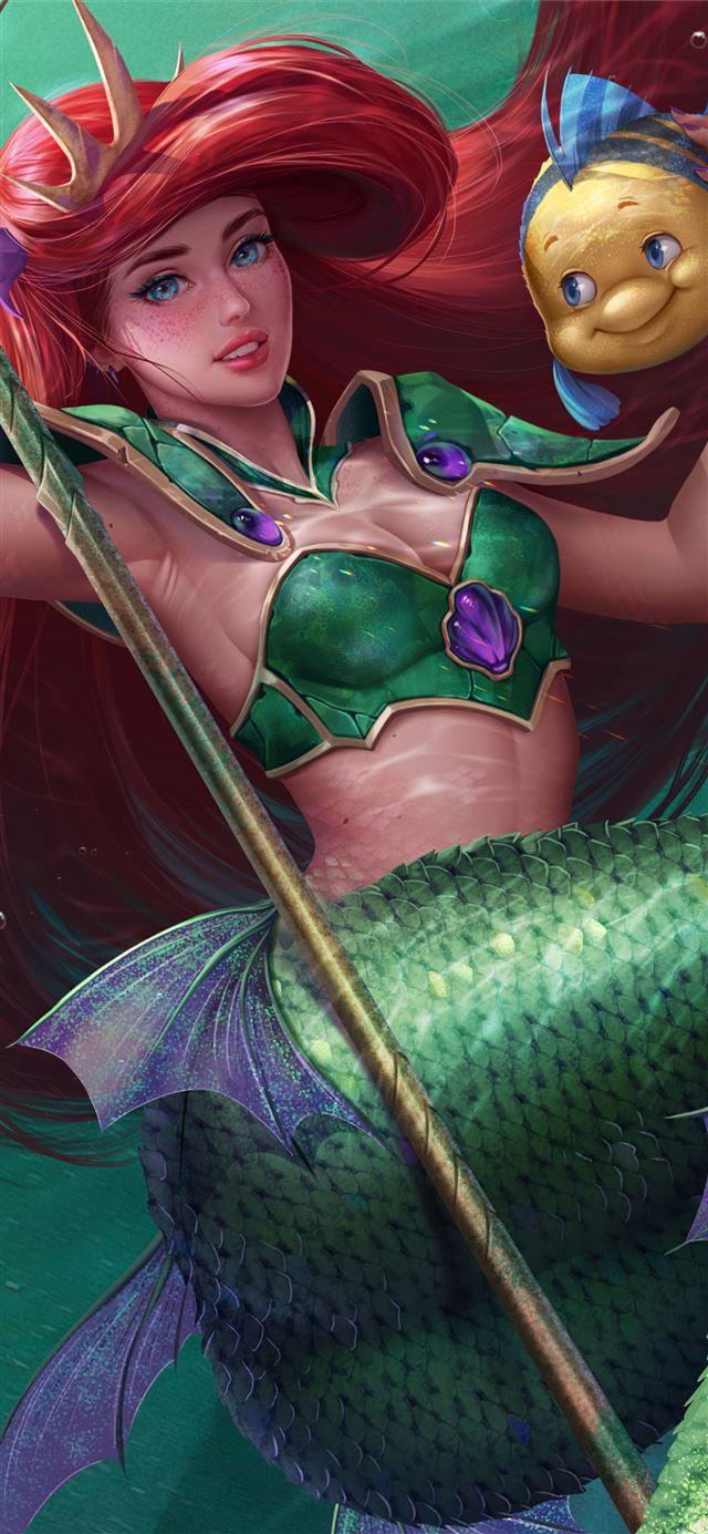 640x1385 Best Mermaid iPhone 11 HD Wallpaper