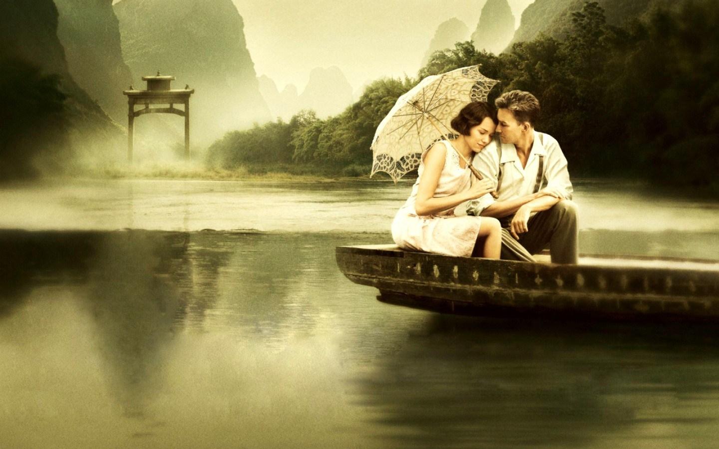 1440x900 Cute couple wallpaper