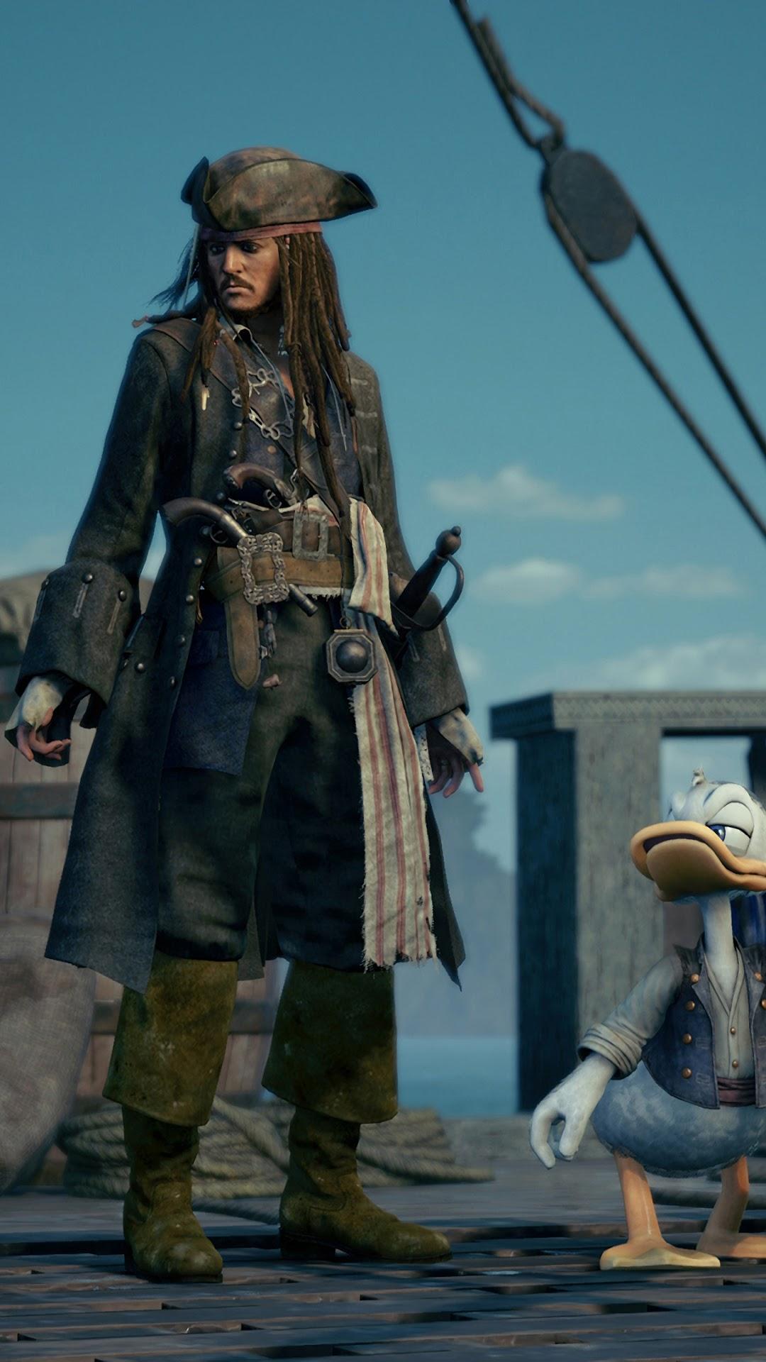 1080x1920 Kingdom Hearts Sora, Jack Sparrow phone HD Wallpaper, Image, Background, Photo and Picture. Mocah HD Wallpaper