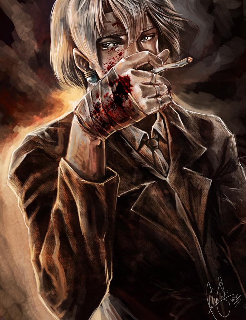 787x1024 Free download Picture Blood Young man Chrollo Lucilfer Fantasy [787x1024] for your Desktop, Mobile & Tablet. Explore Chrollo Wallpaper. Chrollo Wallpaper