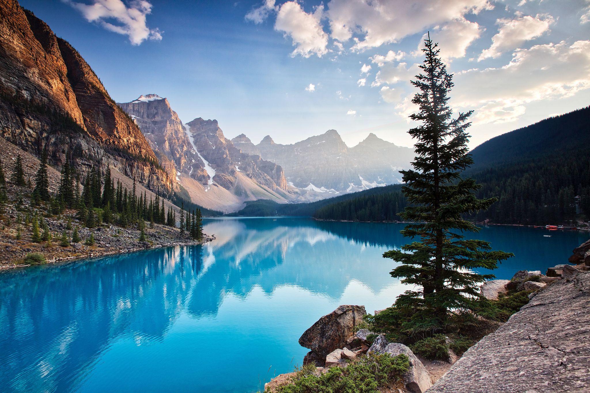 2048x1365 Free download Moraine Lake South channel Landscape wallpaper Beautiful [2048x1365] for your Desktop, Mobile & Tablet. Explore Lake Background. Lake Wallpaper, Lake Windermere Wallpaper, Lake Wallpaper Borders
