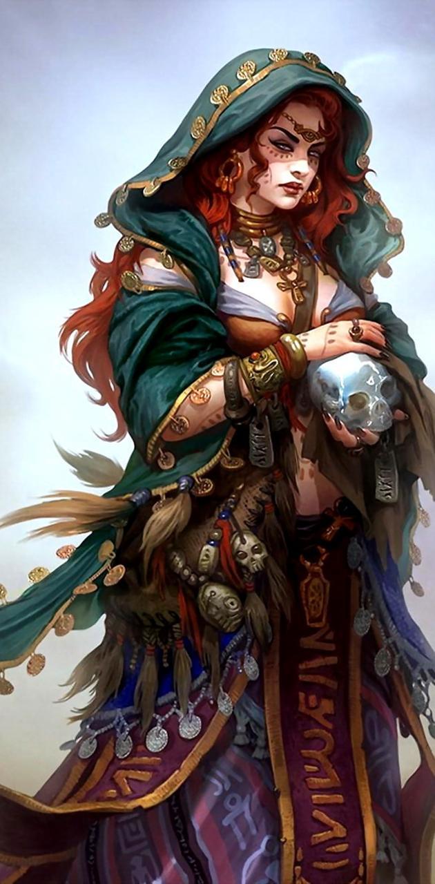 630x1280 Gypsy Witch wallpaper