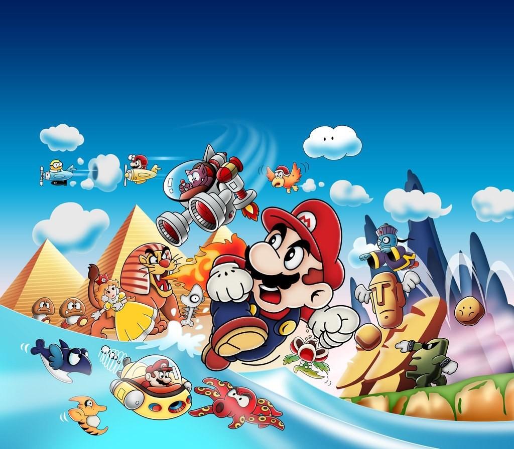 1024x896 Super Mario Land Art