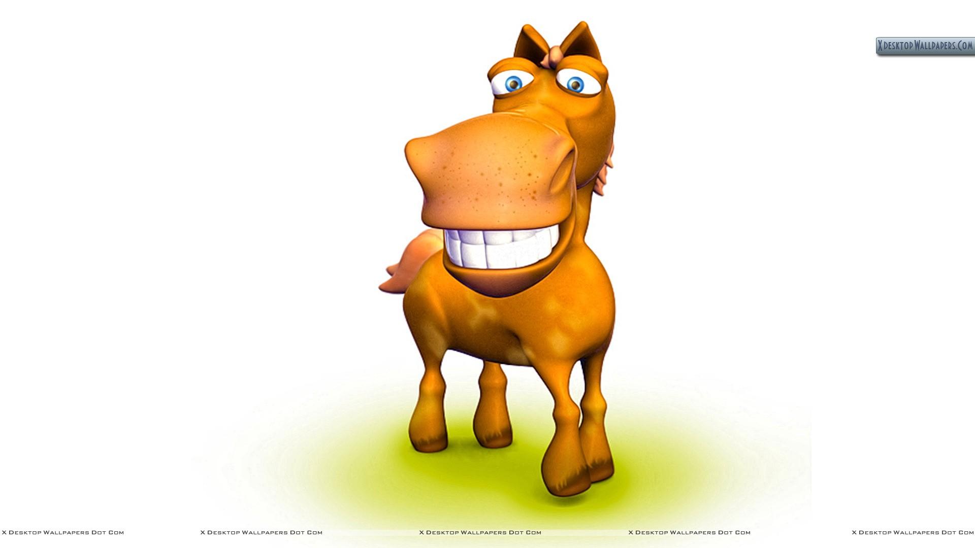 1920x1080 3D Funny Donkey Wallpaper