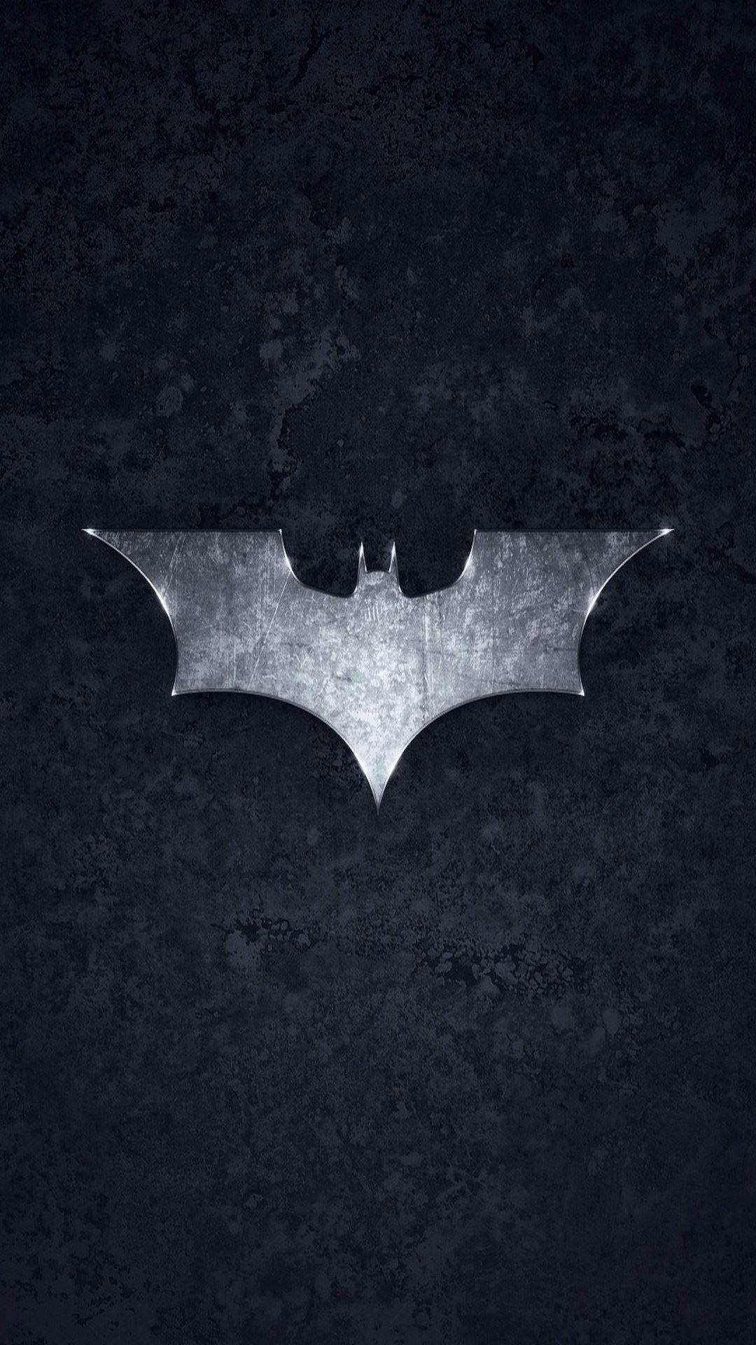 1080x1920 Batman Logo Brushed Metal iPhone 6 Plus HD Wallpaper HD