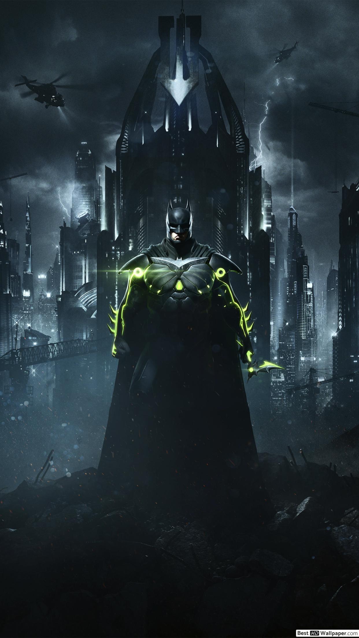 1242x2208 Injustice 2 game HD wallpaper download