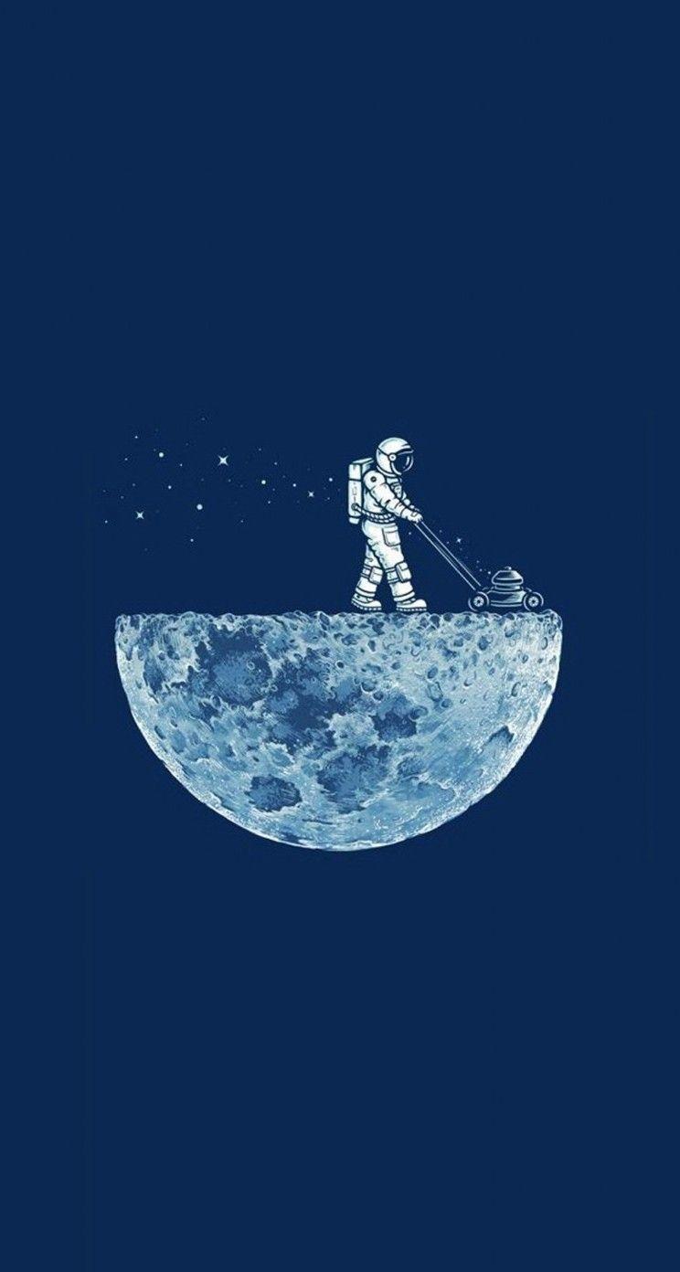 744x1392 Astronaut iPhone Wallpaper