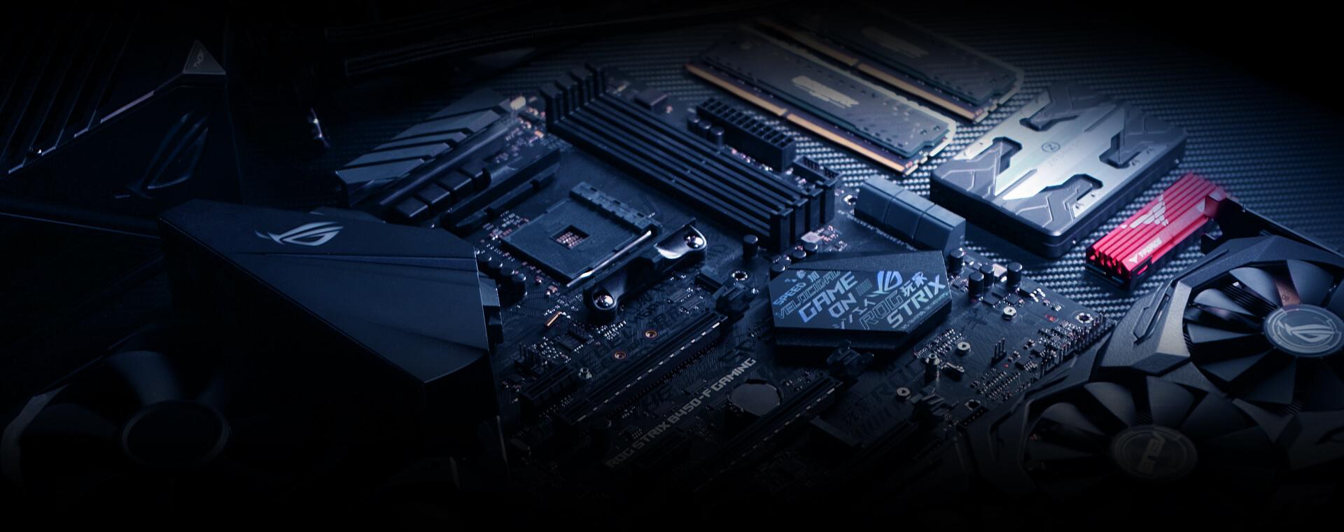 1920x760 ASUS ROG STRIX B450 F GAMING. ROG Of Gamers