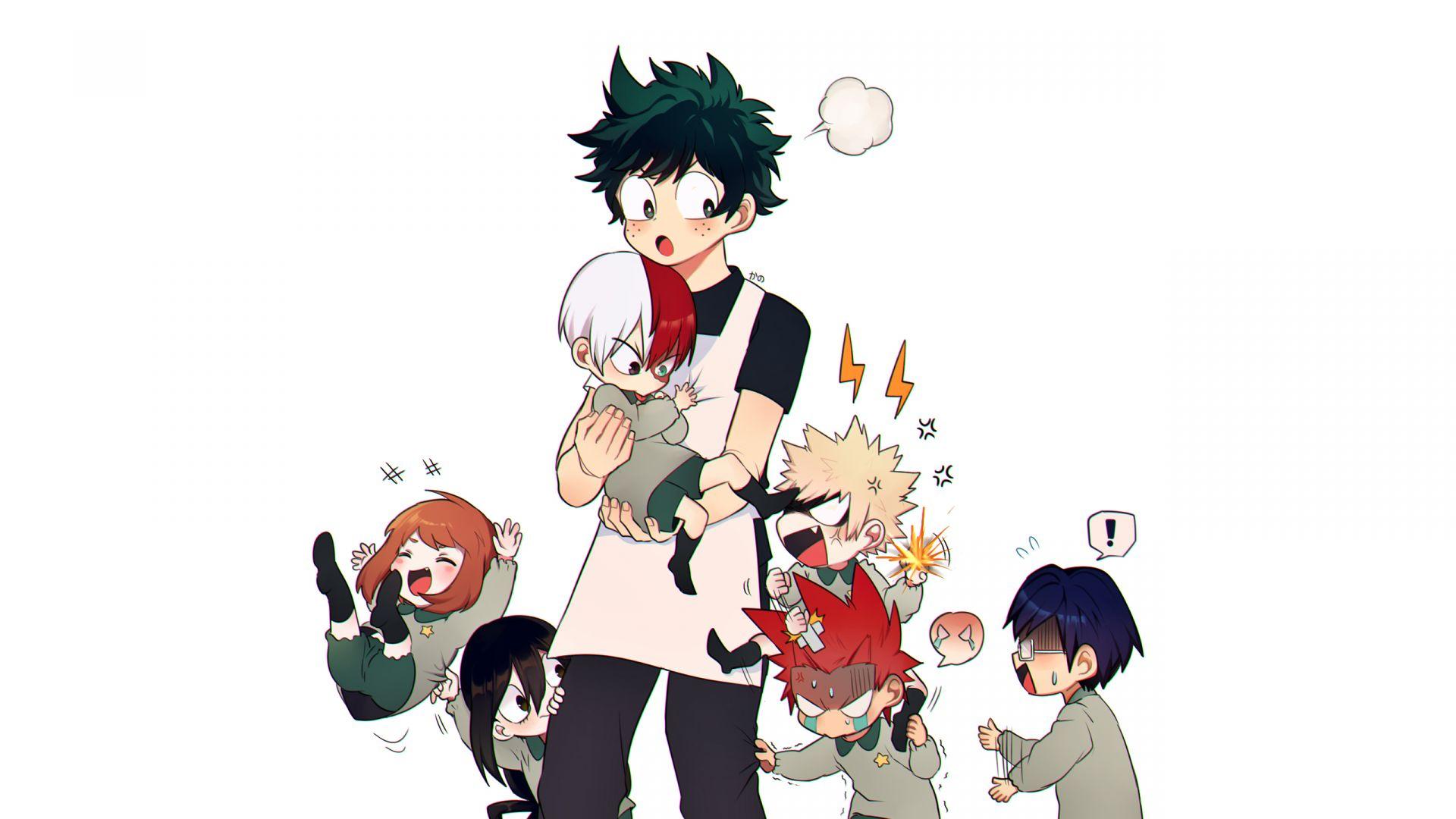1920x1080 Desktop Wallpaper Izuku Midoriya, Funny, Anime Boys, Anime, HD Image, Picture, Background, Be52fd