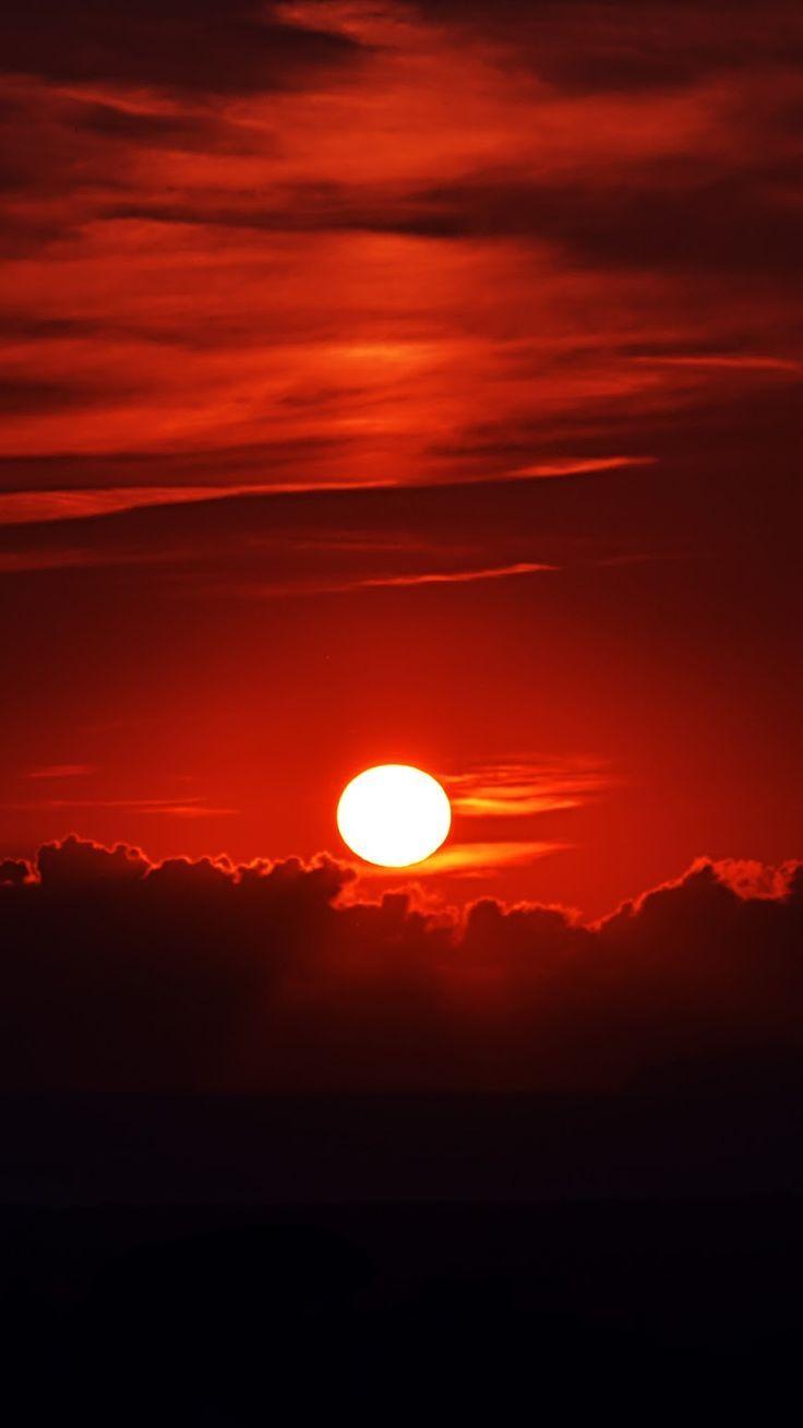 736x1308 Red Sunset #wallpaper #iphone #android #background #followme