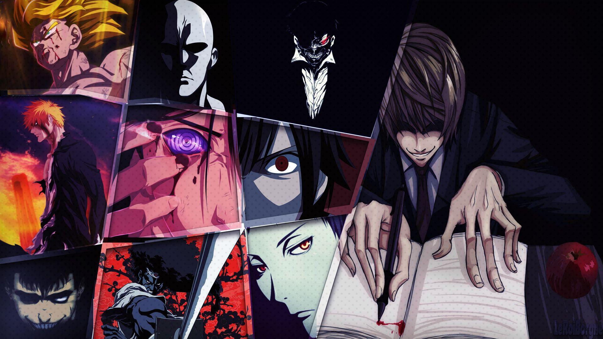 1920x1080 Desktop Wallpaper Crossover, Anime Boys, Anime, Collage, 4k, HD Image, Picture, Background, B98065