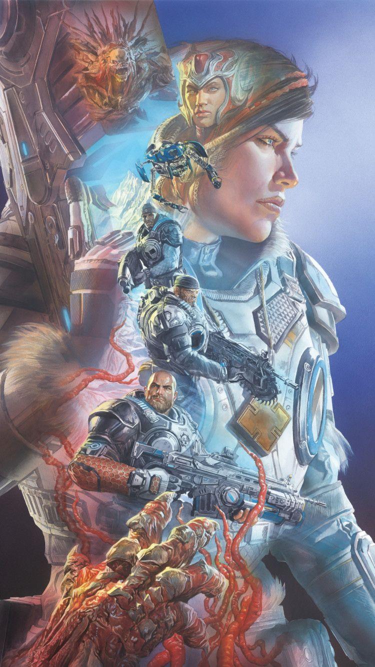 750x1334 Gears of War 5 Wallpaper