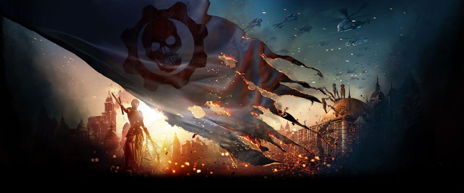 1600x667 Gears of War Wallpaper Desktop. Gears of war, War, HD wallpaper