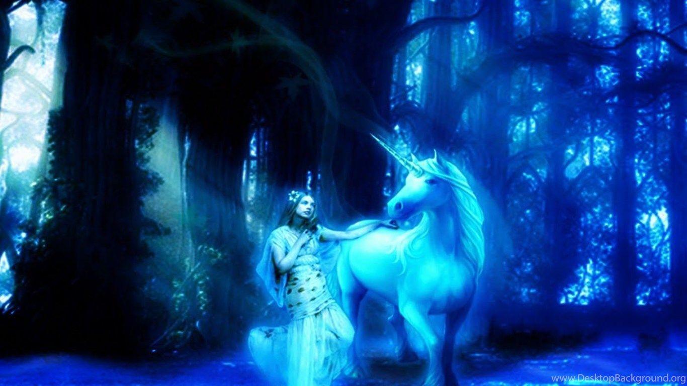 1366x768 Unicorns and Fairies Wallpaper 2020