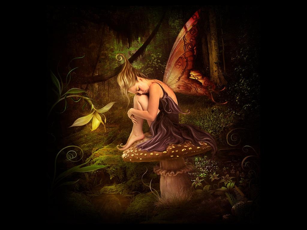 1024x768 FREE Fantasy Fairy Wallpaper in PSD
