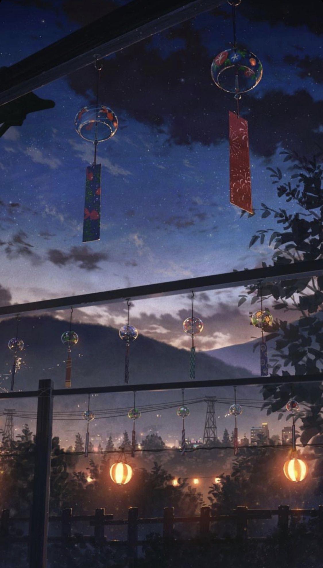 1125x1976 Winter Anime iPhone Wallpaper