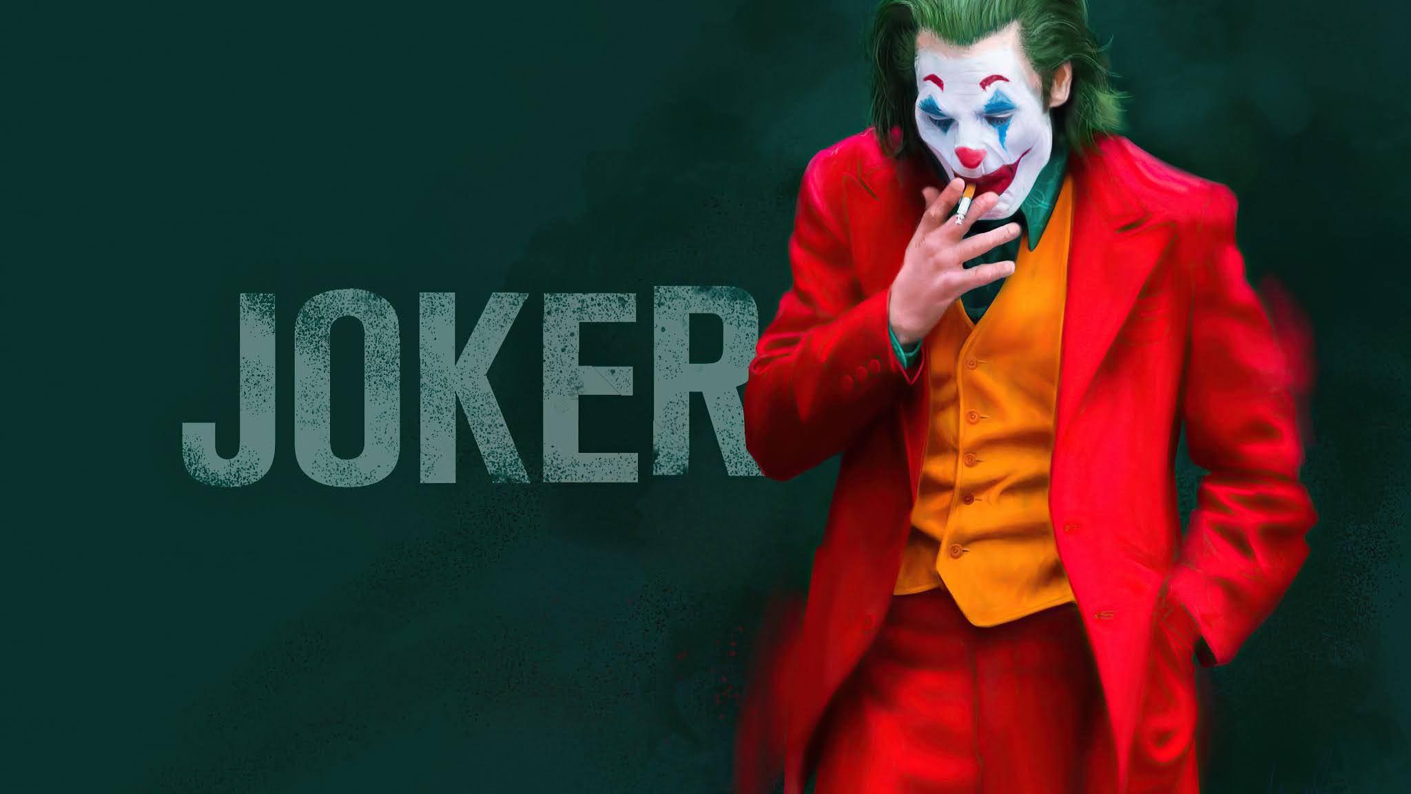 2048x1152 Joker Joaquin Phoenix Art Wallpaper