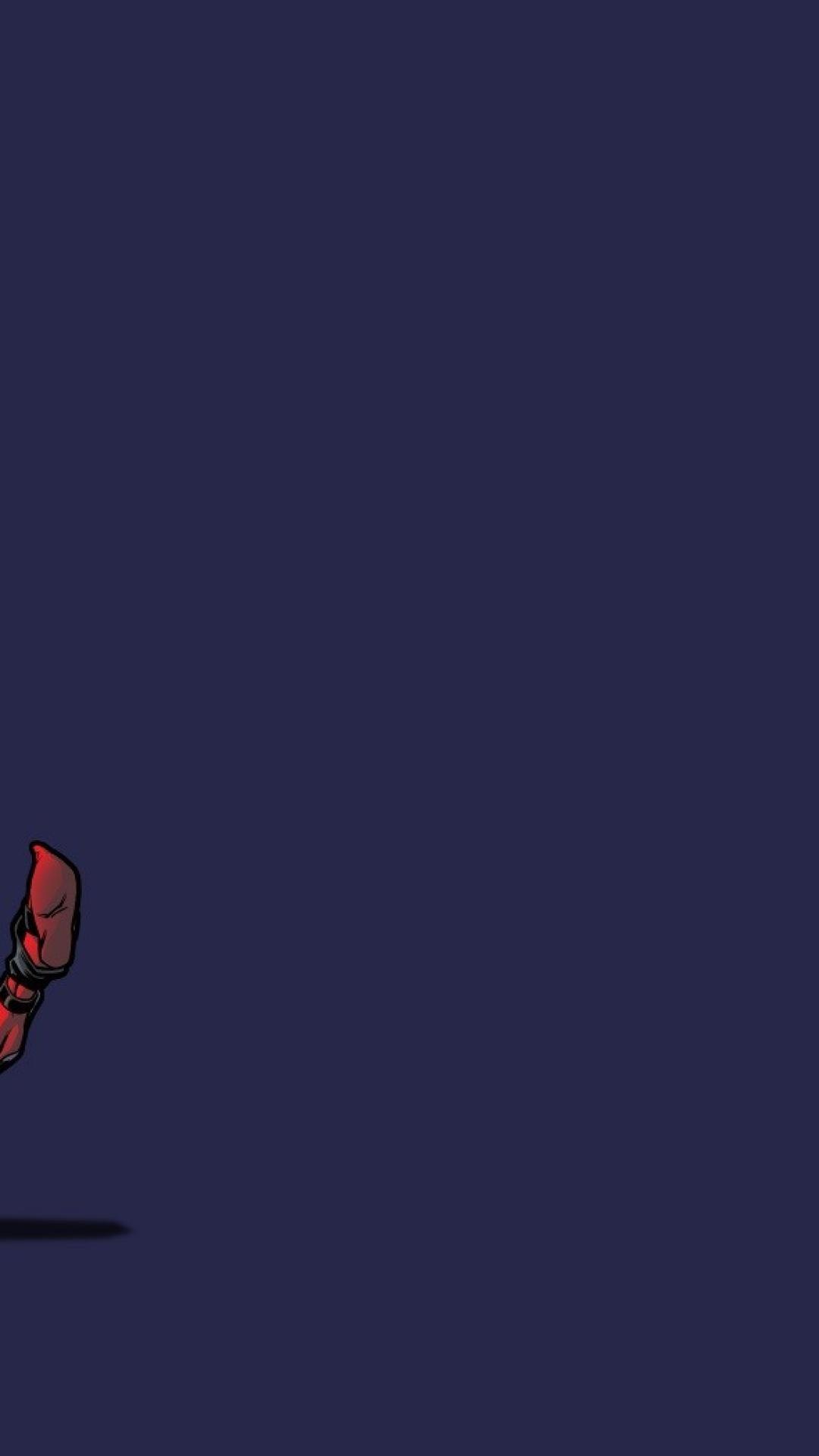 1080x1920 Phone Deadpool Wallpaper Minimalist HD Wallpaper