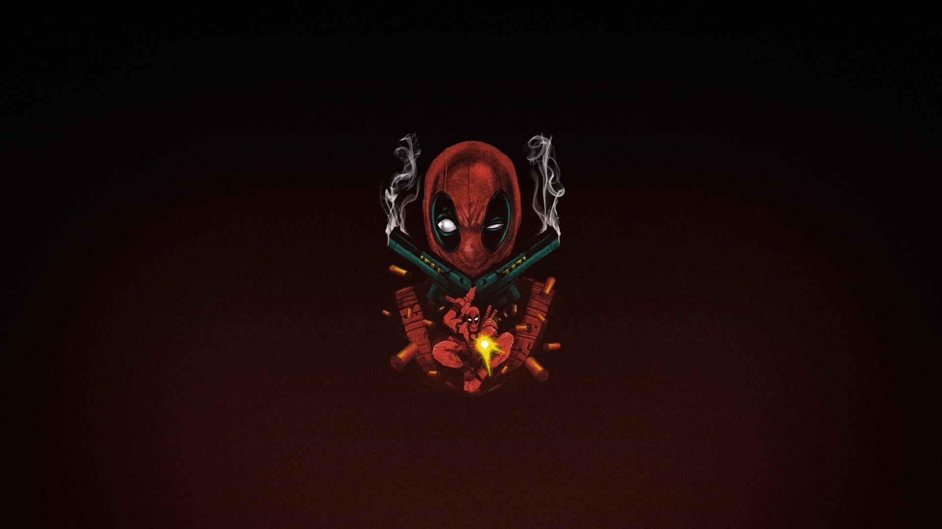 1920x1080 Desktop wallpaper marvel, deadpool, minimal, art, HD image, picture, background, c70d48