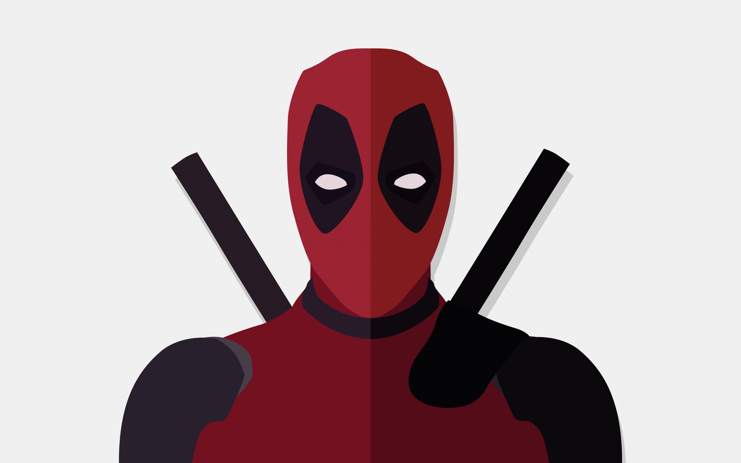 2560x1600 Wallpaper 4k Deadpool Vector Minimalism 4k Wallpaper
